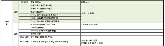 2일차 예상 일정